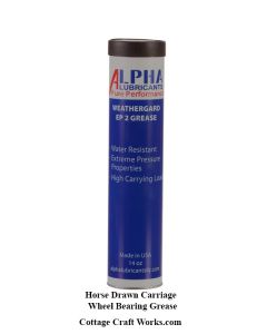 Horse Drawn Carriage Wheel Bearing Grease