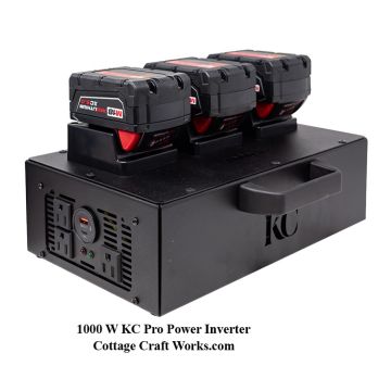 Amish Pure Sine Wave Tool Battery Power Pack Portable Inverter