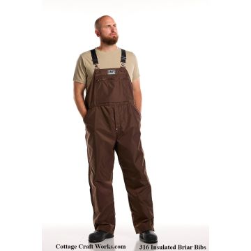 Dan's Insulated Briar Bibs Front View