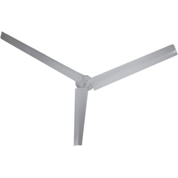 Large 72-inch air-powered commercial ceiling fan with metal blades