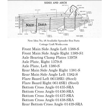 New Idea 18 Spreader Box Parts
