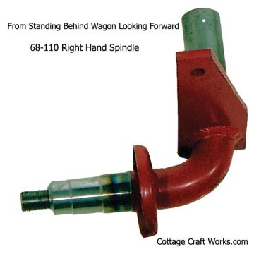 Right Hand Front Spindle 68-110