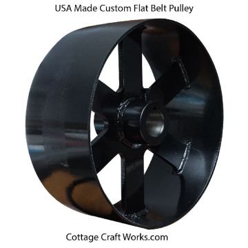 Flat Belt Line Shaft Engine Drive Pulley