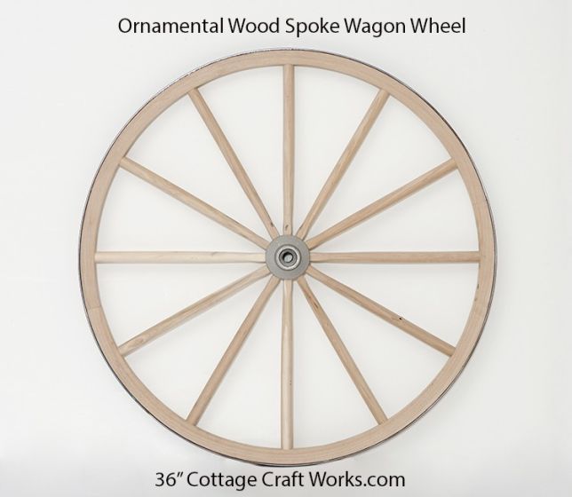 Ornamental Wood Spoke Wagon Wheels