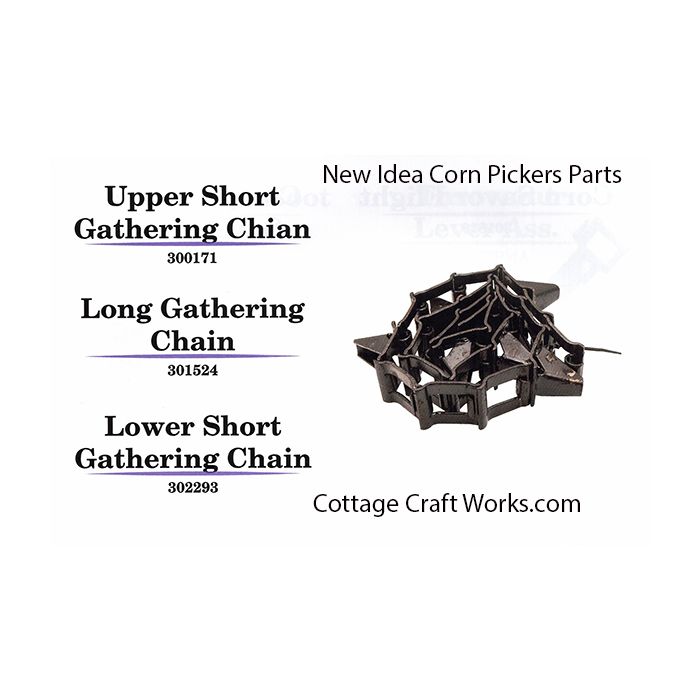 New Idea 323 Corn Picker Long Gathering Chain Drive