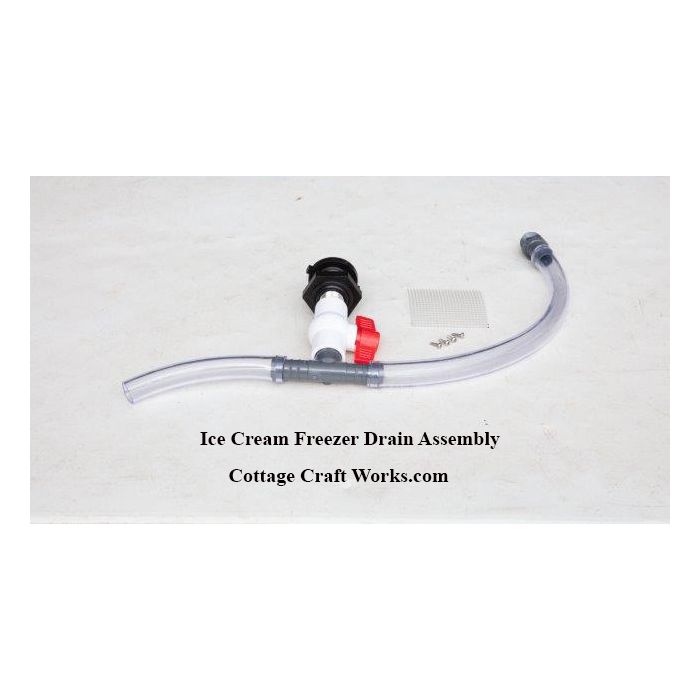 Country 20-Qt Ice Cream Freezer Drain Assembly with valve