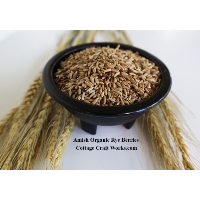 Amish Organic Rye Berries 25 lb