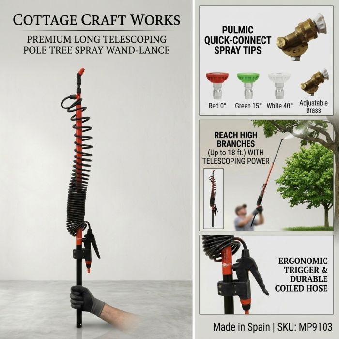 Long Telescoping Spray Wand-Lance