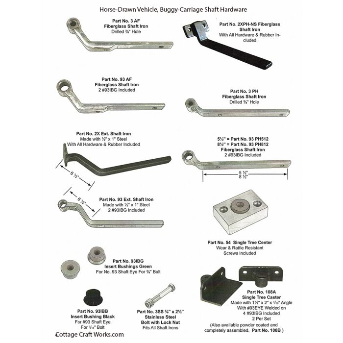 Horse Buggy-Carriage Shaft Hardware