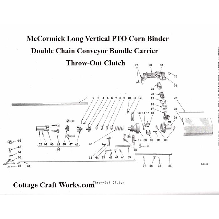 IHC PTO Corn Binder Conveyor Parts