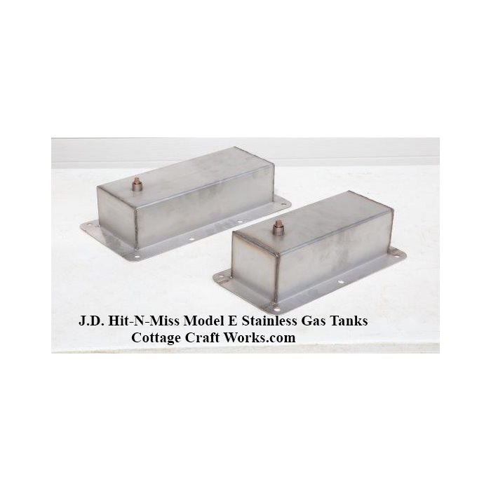 JD E Hit-N-Miss Stainless Steel Gas Tanks