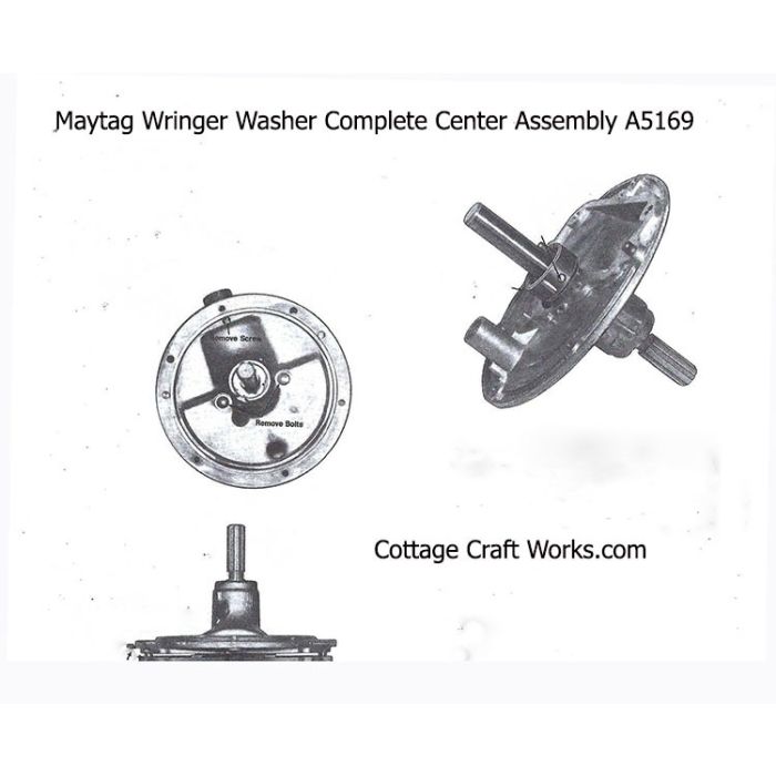 Maytag Wringer Washer Center Plate Assembly A5169