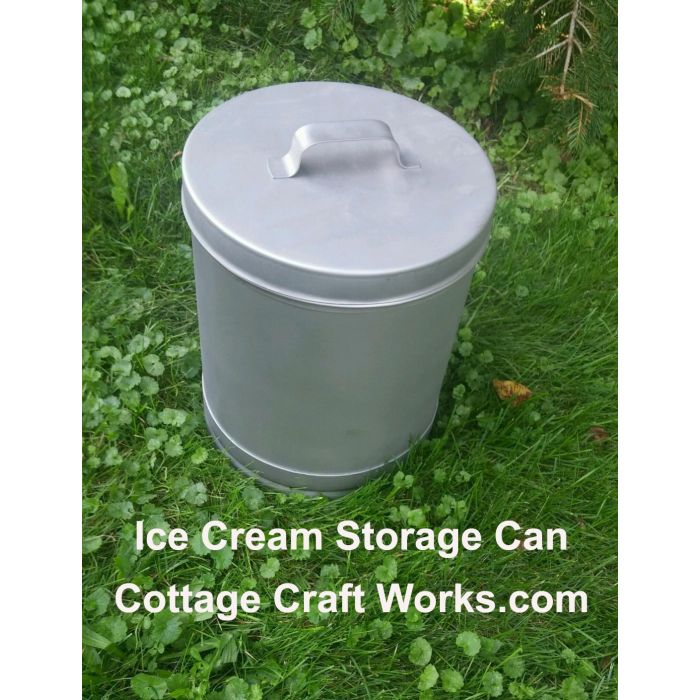 Stainless 12-qt, 20-qt Ice Cream Container