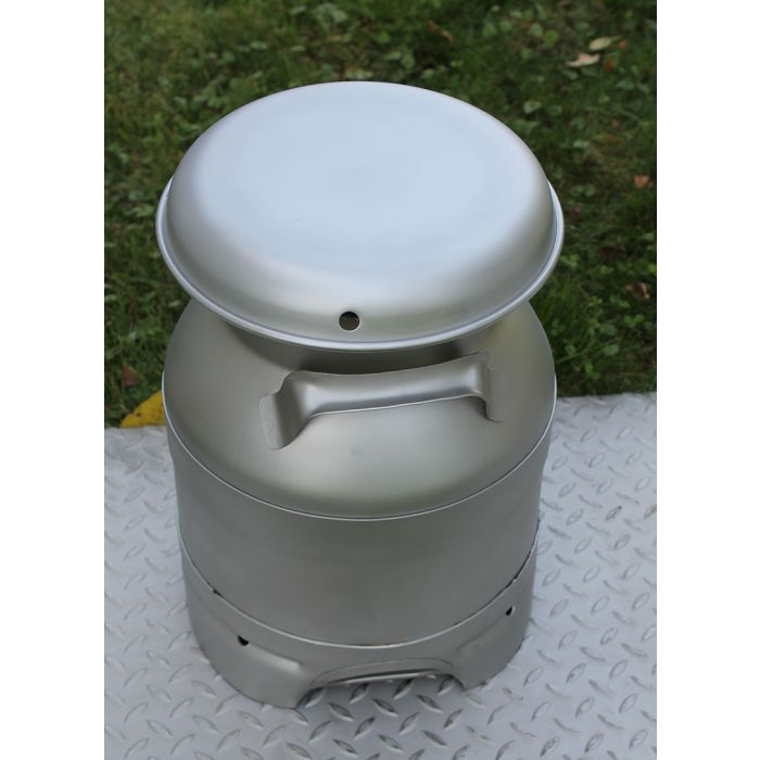 USA Stainless Milk Cans | 3 Gallon | Drain Spout
