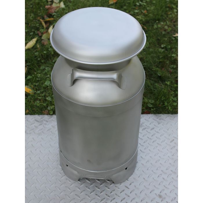 USA Stainless Milk Cans | Five Gallon | Drain Spout