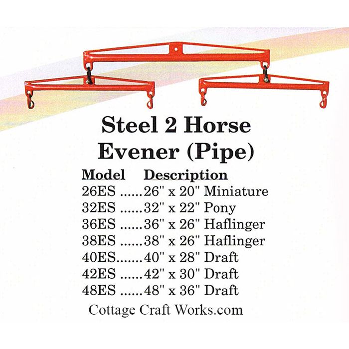 Steel Pipe Two Horse Evener 