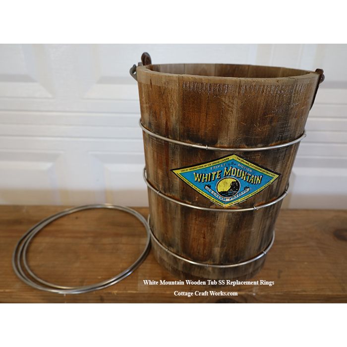 White Mountain Tub SS Replacement Rings