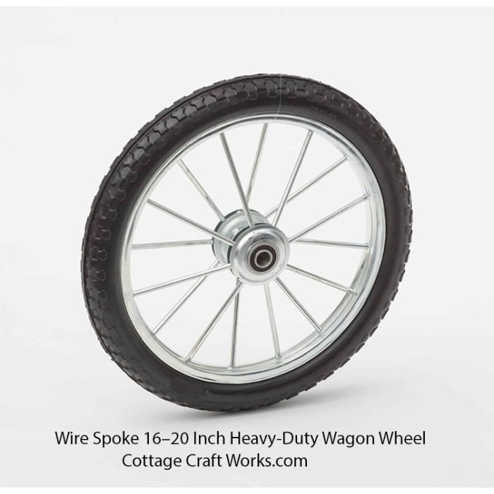 Wire Spoke 16–20 Inch Heavy-Duty Wagon Wheel