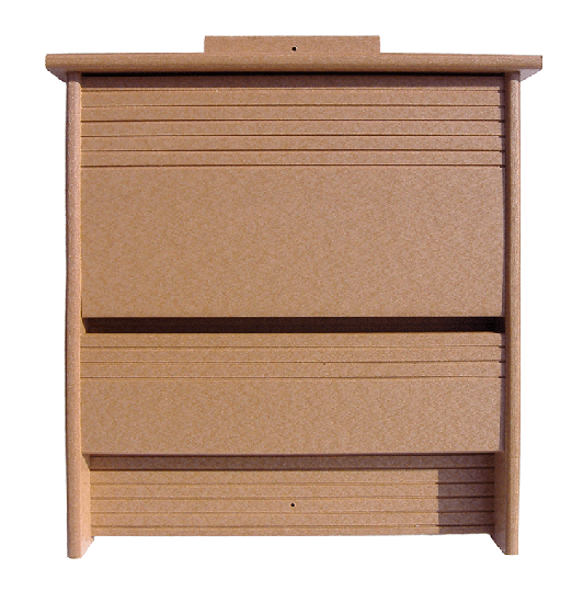 Poly Wood 20 Colony Bat House, eco-friendly bat house, poly lumber bat house