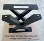 Industrial X Style Table Legs