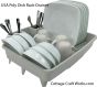 USA Molded Poly Dish Drainer Drying Rack