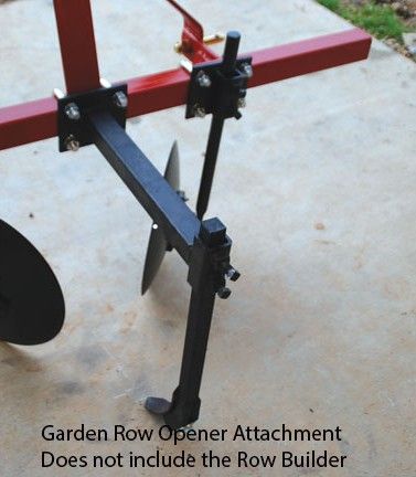 Garden Row Opener Attachment