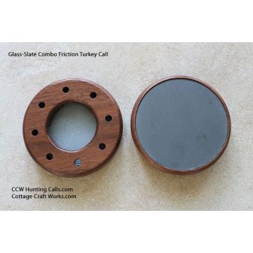 Glass | Slate | Combo Friction Pot Turkey Call