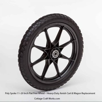 Poly Spoke 11–20 Inch Flat Free Wheel
