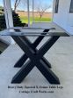 Industrial X Style Table Legs