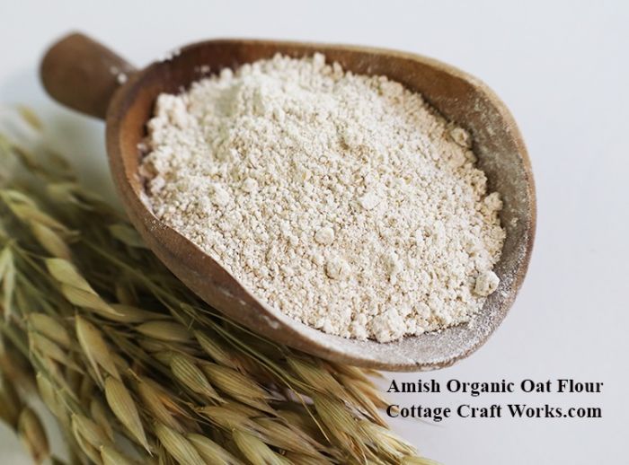Amish Organic Oat Flour 25 lb