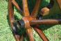 Medium Wood Spoke Wagon Wheels Varnished