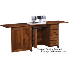 Compact Sewing Machine Cabinet