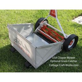 USA Clipper Reel Mower Grass Catcher