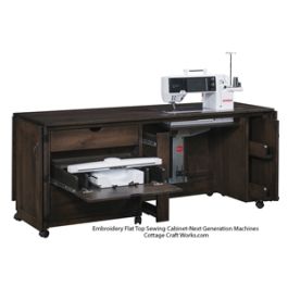 Embroidery Flat Top Sewing Cabinet