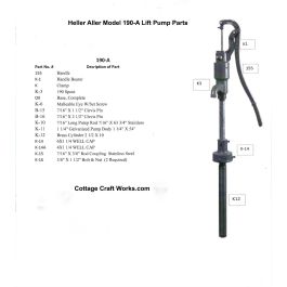 Heller-Aller 190-A Pump Parts 