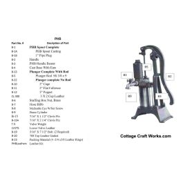  Heller Aller PHB Pitcher Water Pump Parts