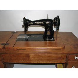 Amish Furniture-Singer Reproduction Treadle Sewing Cabinet