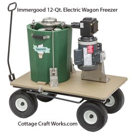Immergood 12-qt Electric Wagon Mounted Freezer