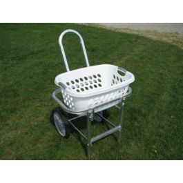 Aluminum Laundry Basket Cart