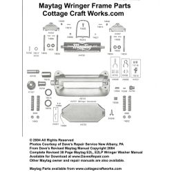 Maytag Wringer Head-Frame Parts