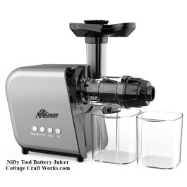 Nifty Tool Battery Powered Juicer | Ideal Off-Grid Juicing Solution