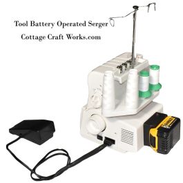 Tool Battery Sewing Serger Machine