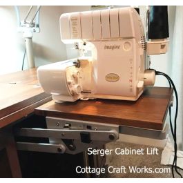 Cabinet Appliance-Sewing Serger Lift