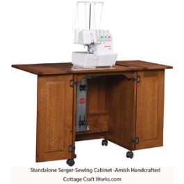 Standalone Serger-Sewing Cabinet 