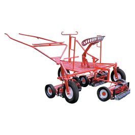 Tri-Wheel Horse Pulled Gang Reel Mower