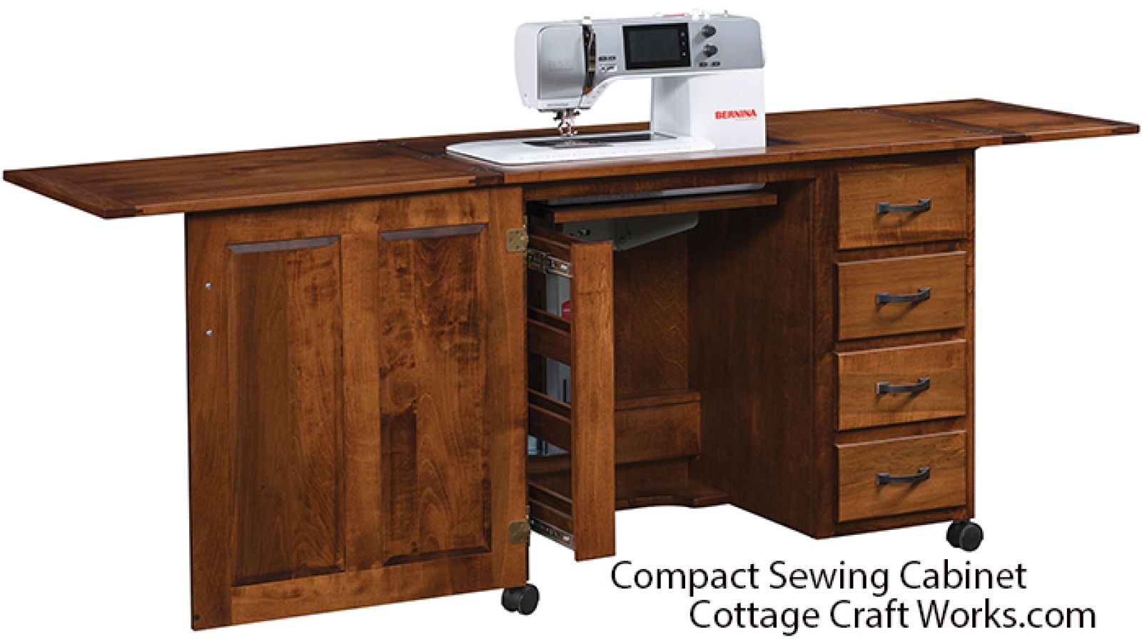 Compact Sewing Machine Cabinet
