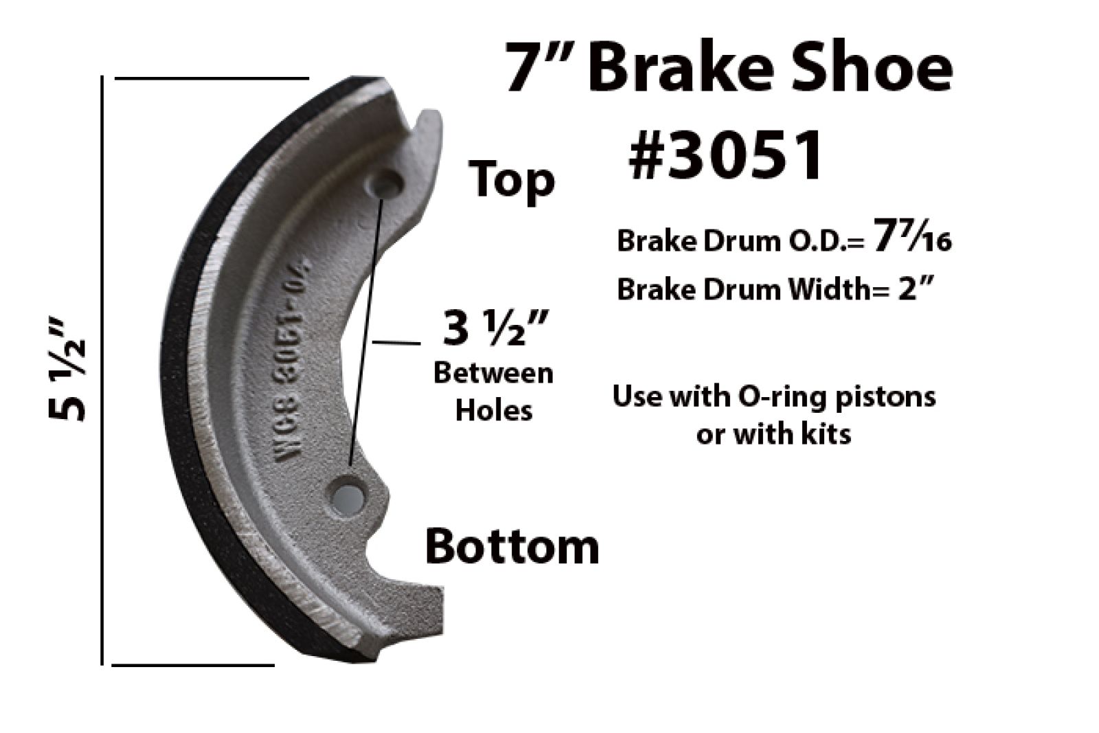 Horse-Drawn Vehicle Hydraulic Brake Shoes