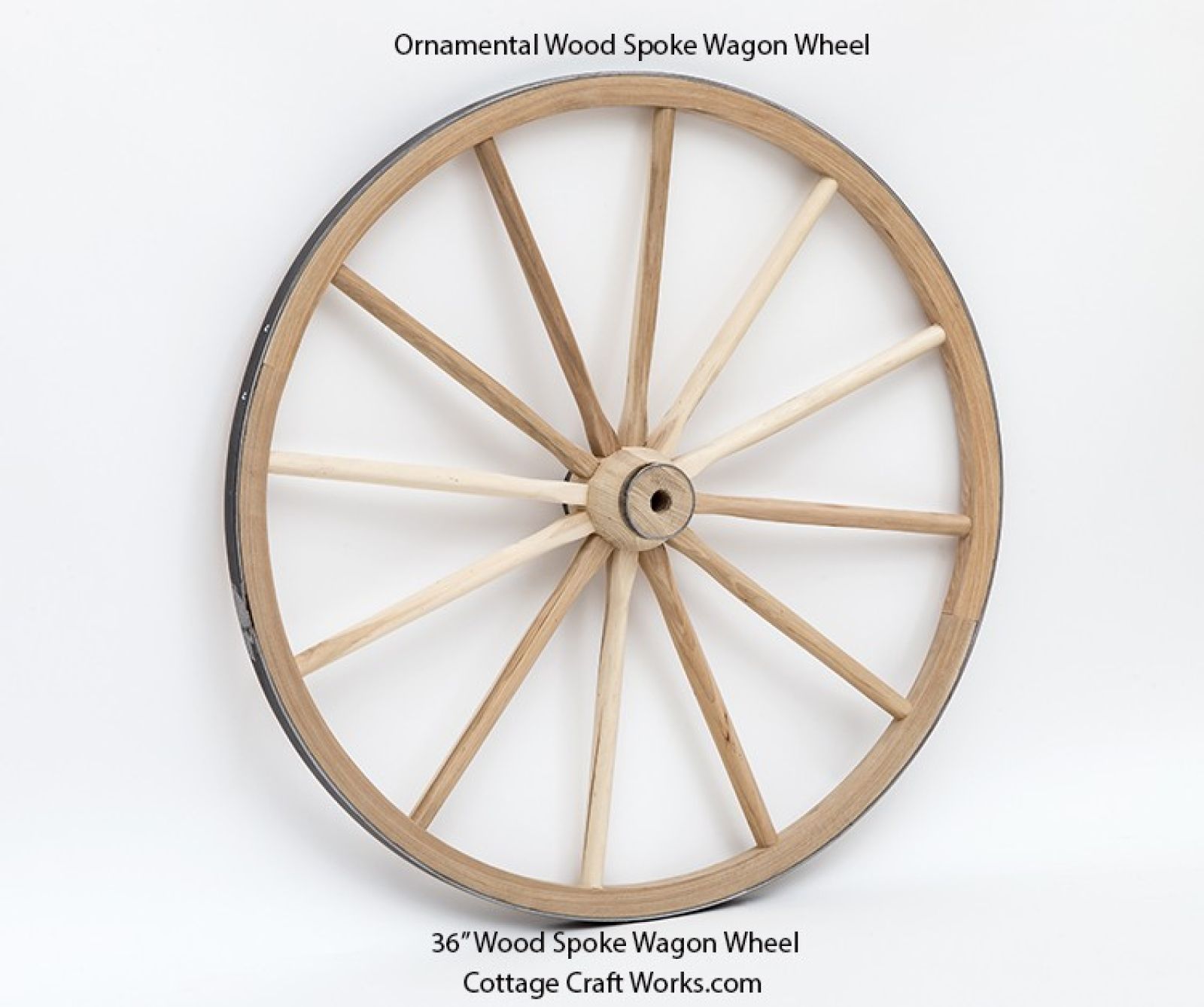 36 Inch Wooden Spoke Hub Wagon Wheel