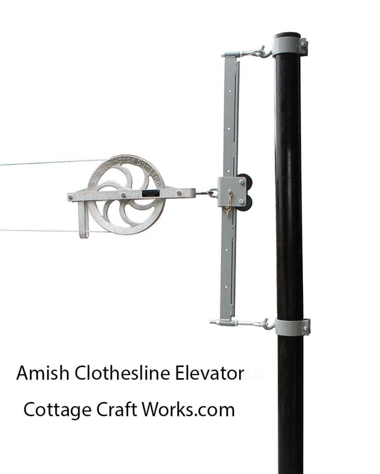 Amish Clothesline Pulley Elevator Pole