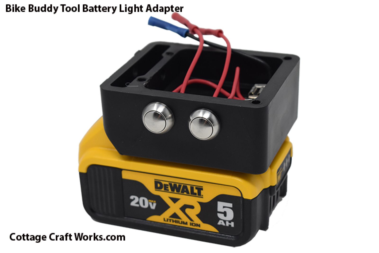  Tool battery Adapter- lights, Bicycle, Dirt Bike, ATV
